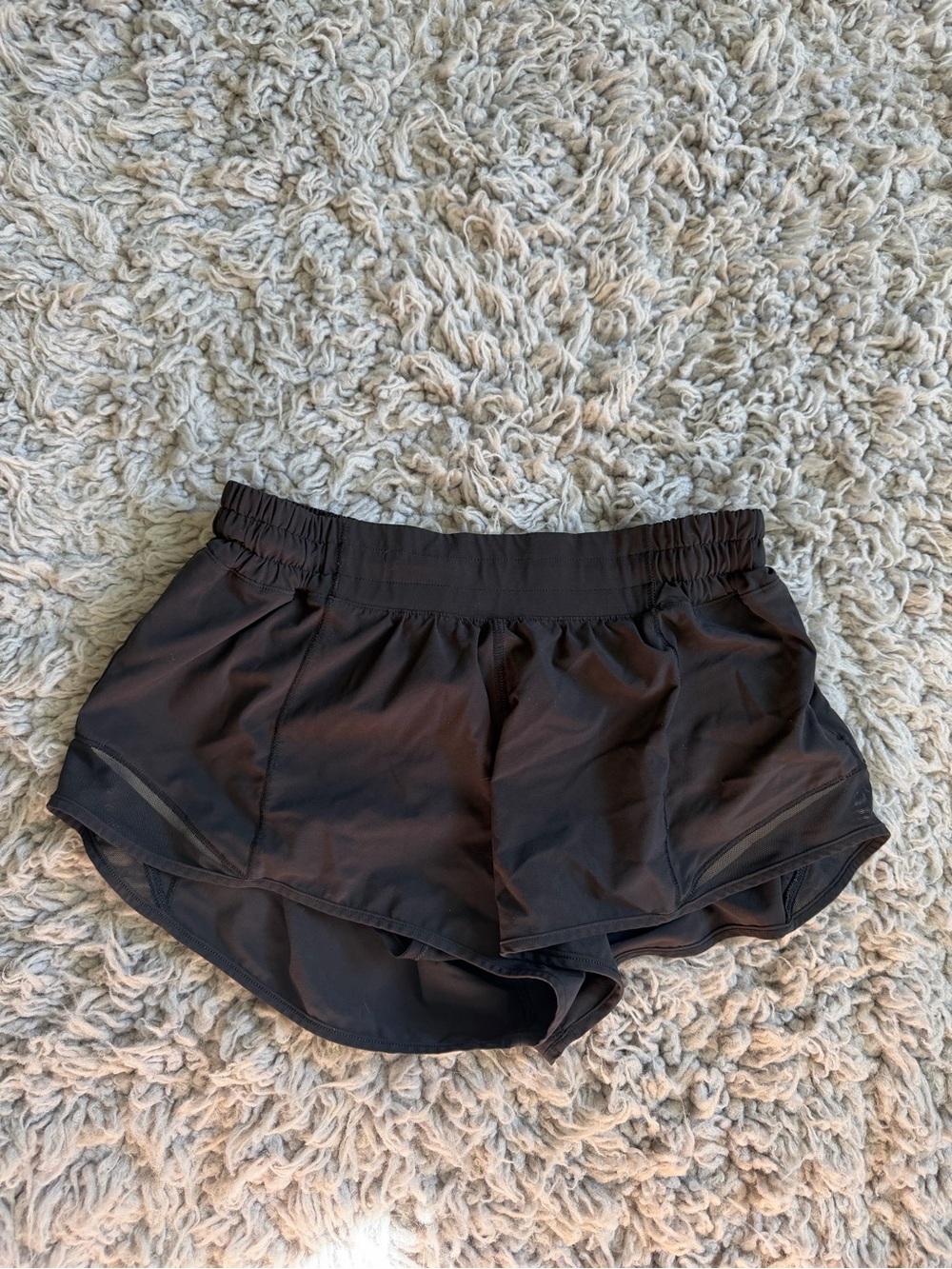 lululemon athletica Black Athletic Running Shorts
